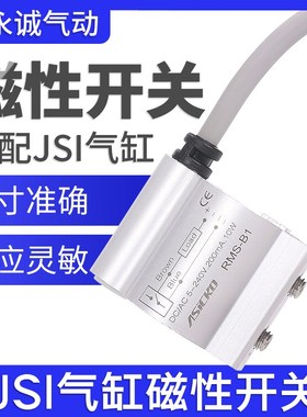 JSI气缸CS1磁性开关传感器RMS-B1y/B2/B3/B4/B5/B6/B7/B8接近开关