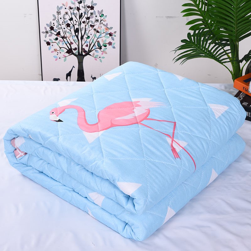 空调被子夏凉被夏季薄款被子单双人可机L洗水洗幼儿园儿童被夏被