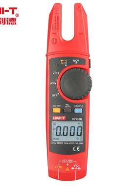 UNI－T/优利德200A交直流叉型数显钳型表 钳形万用表UT256B