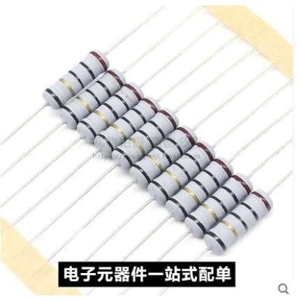 绕线保险丝电阻 KNP 1/2W 0.5W 10欧 56R 长9mm 直径3mm