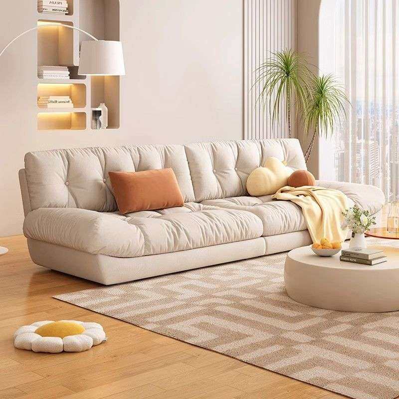 云朵沙发现代简约大坐深磨砂绒沙发奶油风客厅小户型直排布艺沙发,鲜花速递/花卉仿真/绿植园艺,割草机/草坪机,淘宝优惠券,粉丝福利购,淘宝优惠卷