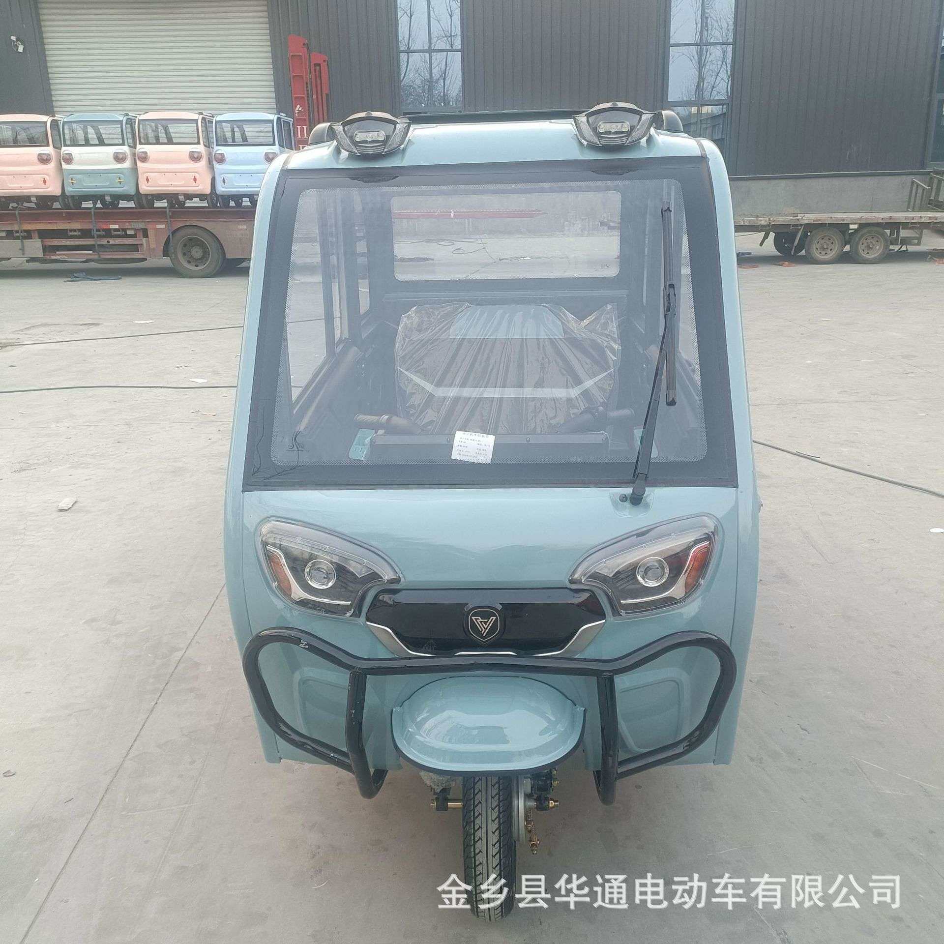 外贸出口电动三轮车带车厢拉货载物方便经济适用