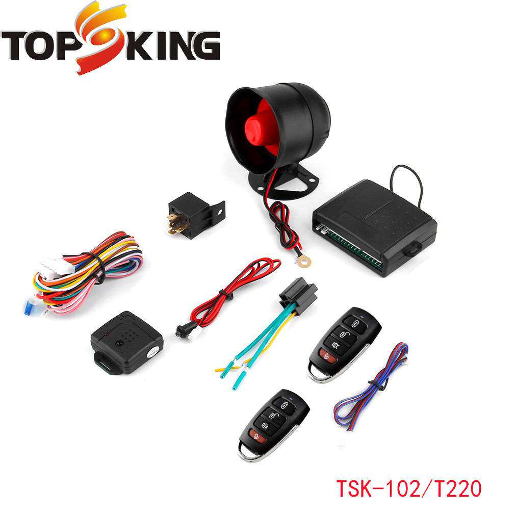 生产厂家供应单向汽车防盗报警器 CAR ALARM 12V车载改装用品