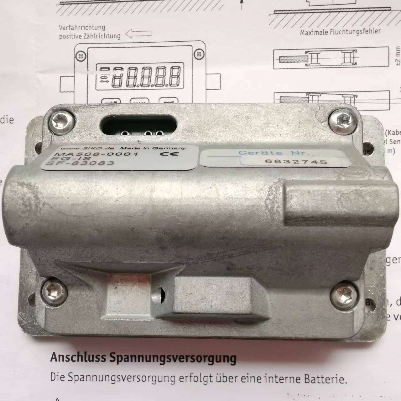测量显示器MA508/1 磁性长度和角度测量值显示器江苏浙江上海安徽