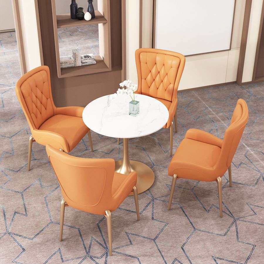 轻奢售楼处洽谈桌椅组合现代会客休闲接待简约奶茶店咖啡小圆形桌