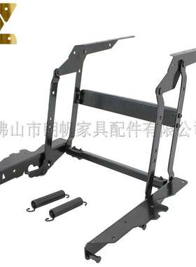 LFA005北欧餐桌茶几升降架加厚支撑板方管茶几桌面折叠铰无金配件