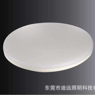 轻薄LED吸顶灯IP66防水防尘防虫IK10可调光亚克力奶白灯罩圆形灯