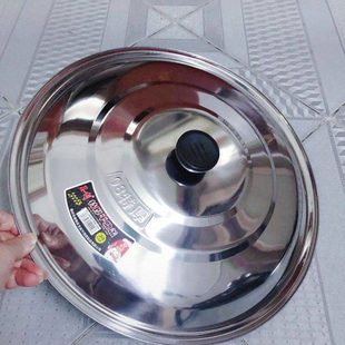 加厚不锈钢锅盖家用炒菜锅盖电热锅盖家用马勺盖子平底锅不粘锅盖