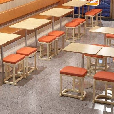 面馆粉店桌椅饭店小吃店商用简约快餐店餐馆凳子食堂餐桌椅小凳子,商业/办公家具,食堂餐桌椅,淘宝优惠券,粉丝福利购,淘宝优惠卷