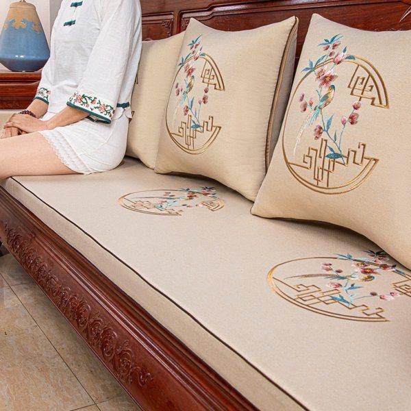 红木沙发坐垫新中式实木家具套罩罗汉床乳胶定做椅子垫加厚海绵垫,居家布艺,沙发垫,淘宝优惠券,粉丝福利购,淘宝优惠卷