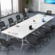 构长条桌教育折叠培训桌机课桌办公桌移动培训桌椅组合拼接会议桌