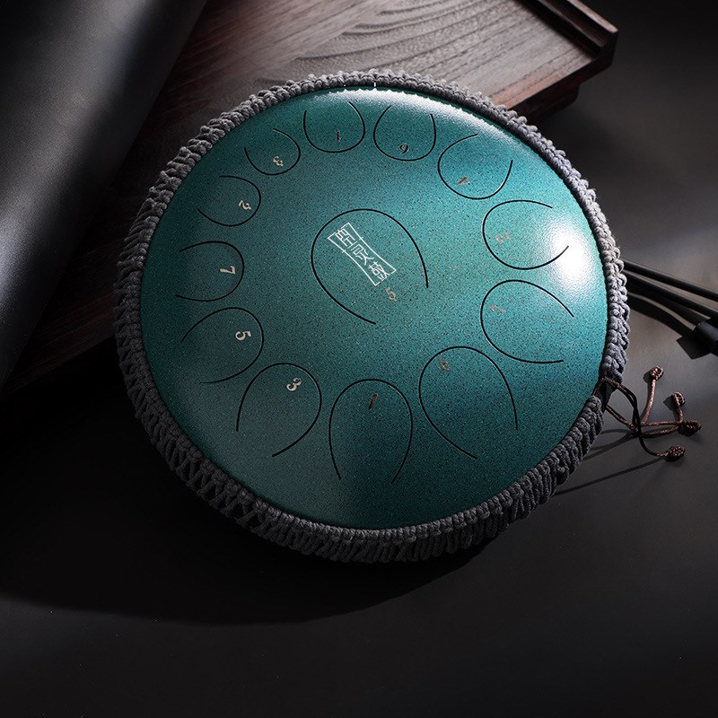 【华蜀线a上C类合金款】14寸15音空灵鼓手碟钢舌鼓空色鼓打击乐器