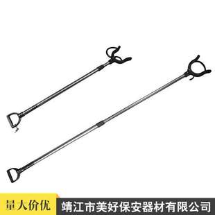 校园安防用品防护钢叉 学校保幼儿园安防保卫器材拆叠钢叉