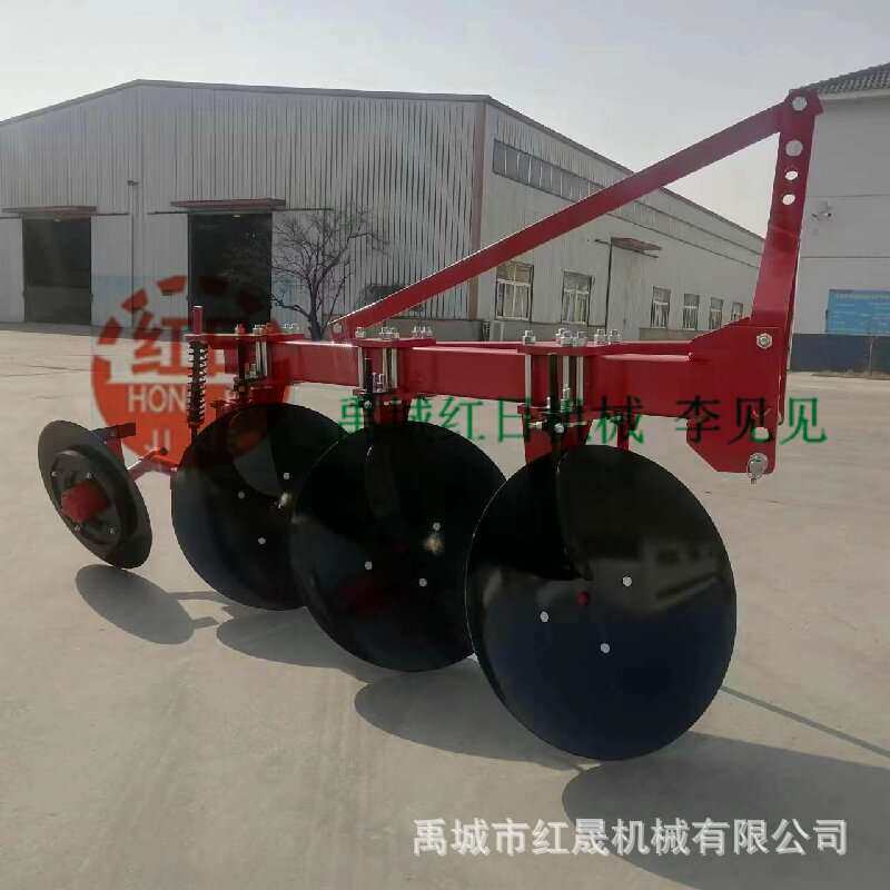 耕整机械单向圆盘犁 双斜拉杆重型圆盘犁 非洲3片焊接圆盘犁