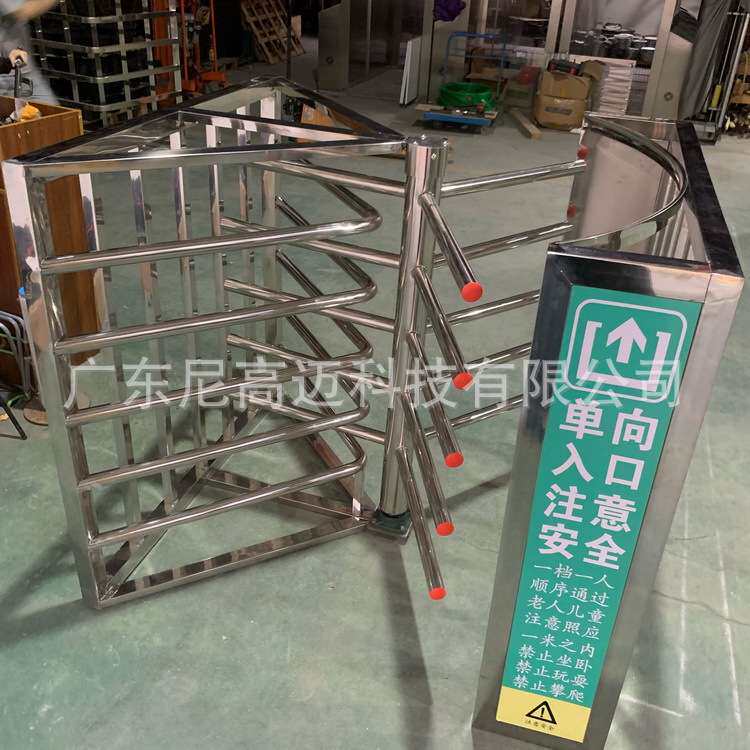 尼高迈供应广州车站半高单向门,不锈钢旋转导向器,手动旋转单限匝