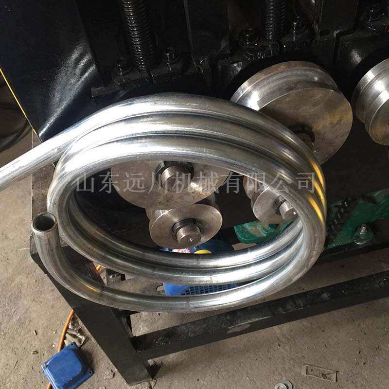 管子盘圆机 弹簧状管子卷圆机 卷圆直径大小可调 自动打圈机