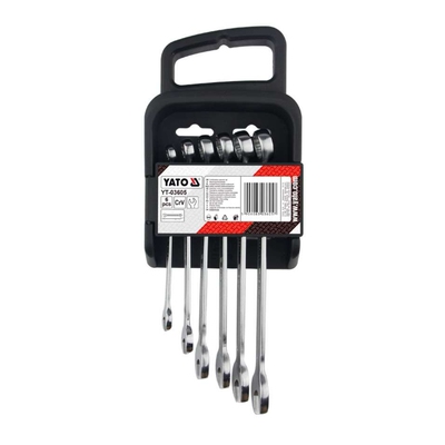 易尔拓（YATO）梅开两用扳手套装梅花开口扳手组6件套YT-03605