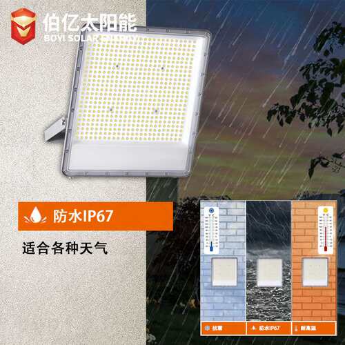 led投光灯射灯户外防水庭院工地200w探照灯厂房车间大功率照明灯