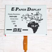 77NS大尺寸屏电子纸墨水屏裸显示屏13.3寸刷3G1BY支持局黑白E0Q30