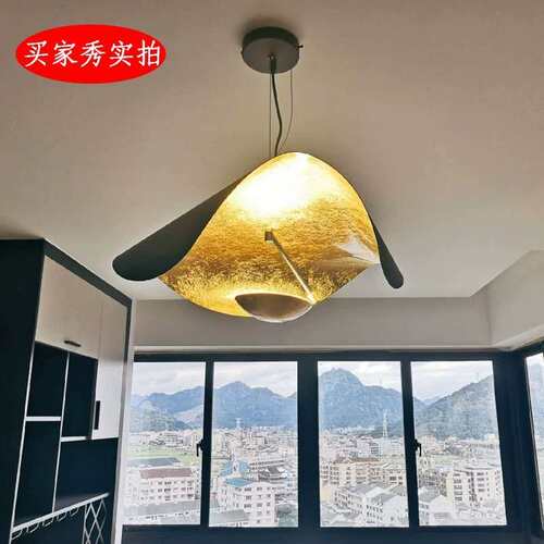 轻奢后现代设计师客厅北欧餐厅卧室书房复古艺术个性创意飞碟吊灯