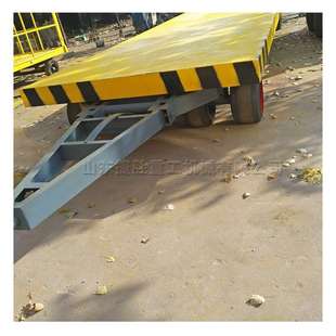 双簧缓冲牵引机构 工业货物重载运输工具车 轮轴自动摆动 易操作