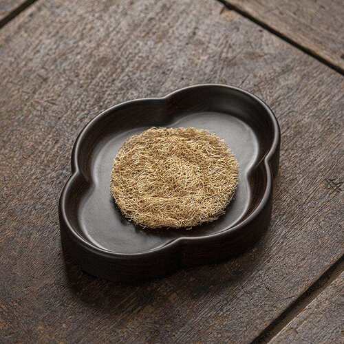 厂家黑檀实木整板壶承茶垫隔热垫养壶垫茶壶底座壶托干泡台