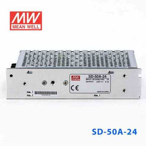 明纬电源DC转DC直流50W开关电源SD-50A/50B/50C 5V/12V/24V