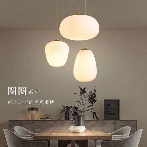 创意玻璃LED餐厅吊灯时尚吧台楼梯间个性吊灯源头工厂