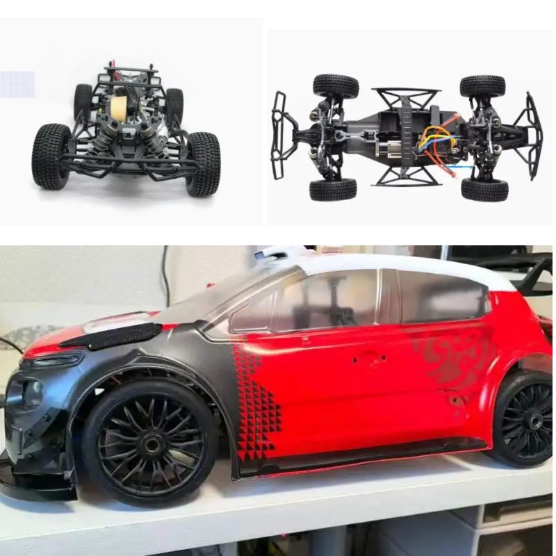 禾宝8SC短卡 油动/电动 改拉力车壳二代J雪铁龙C3套件软性改装材