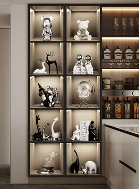 酒柜装饰品摆件轻奢高档客厅20A25新款电视柜展示柜高级感家居装