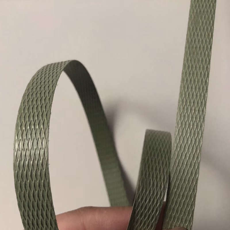 机用热熔打包带包装带纸箱pp热B熔带捆扎带塑料打包带军绿色半自