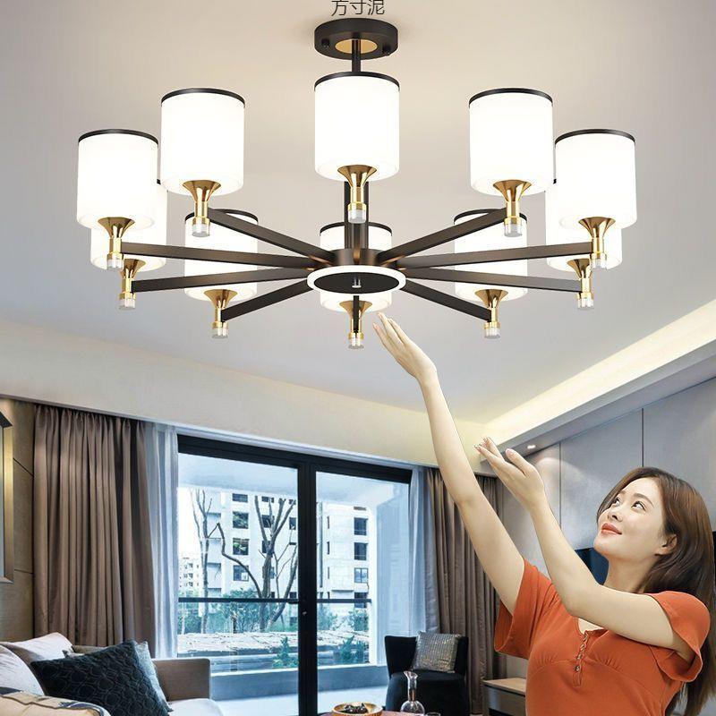 客厅吊灯2025新款轻奢现代简约大气中山灯具卧室餐厅客厅主灯