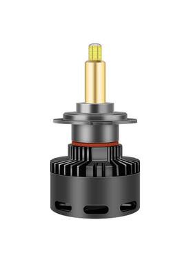 工厂直销55W360度6面发光LED汽车大灯紫铜真金款H7H4汽车LED大灯