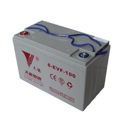 天能电池6-EVF-100电动汽车洗地机叉车环卫车12V100AH免维护电瓶