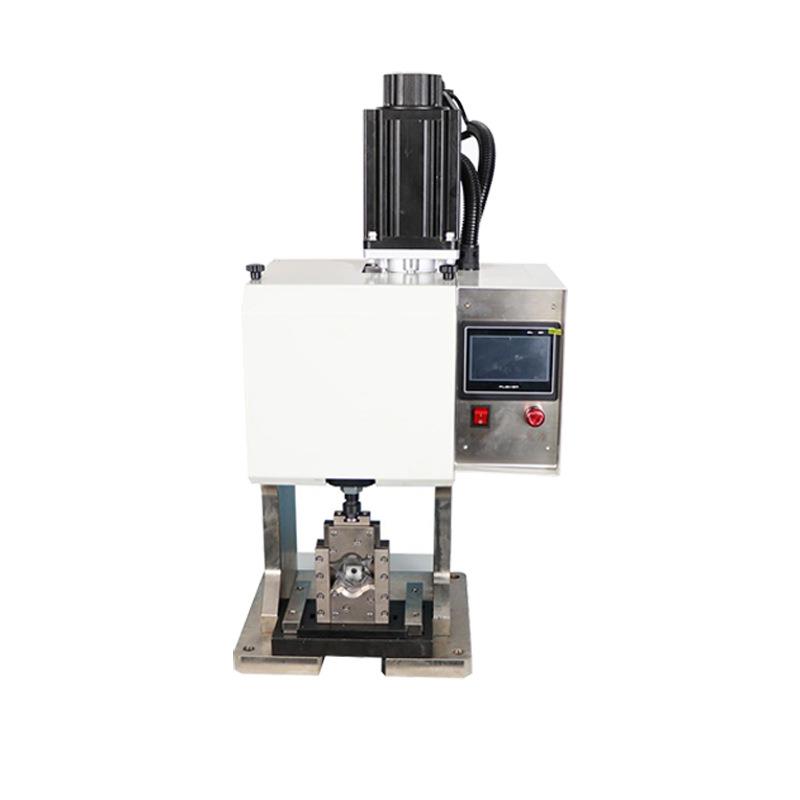 静音伺服端子机2t4t8t 五线两头打端子全自动压铆接线机