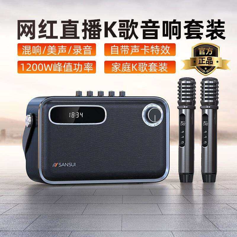 山水Z5广场舞音响户外k歌新款移动大功率声卡多功能一体机音箱