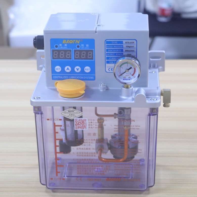 宝腾智能润滑BTA-C1型PLC控制全自动稀油机械机床润滑泵齿轮泵泵
