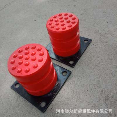 大量  钢板聚氨脂缓冲器 端梁地梁碰头 法兰盘型聚氨脂缓冲器