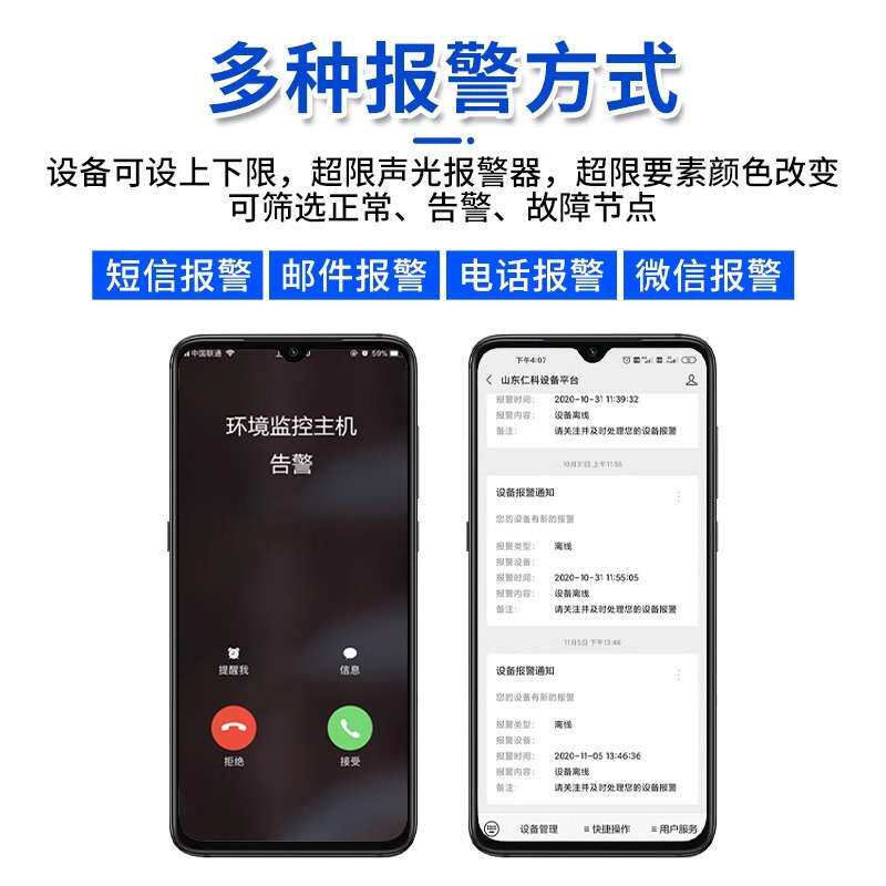 环境数据采集仪环保在线自动监测PH COD空气水质污染源存储传输仪