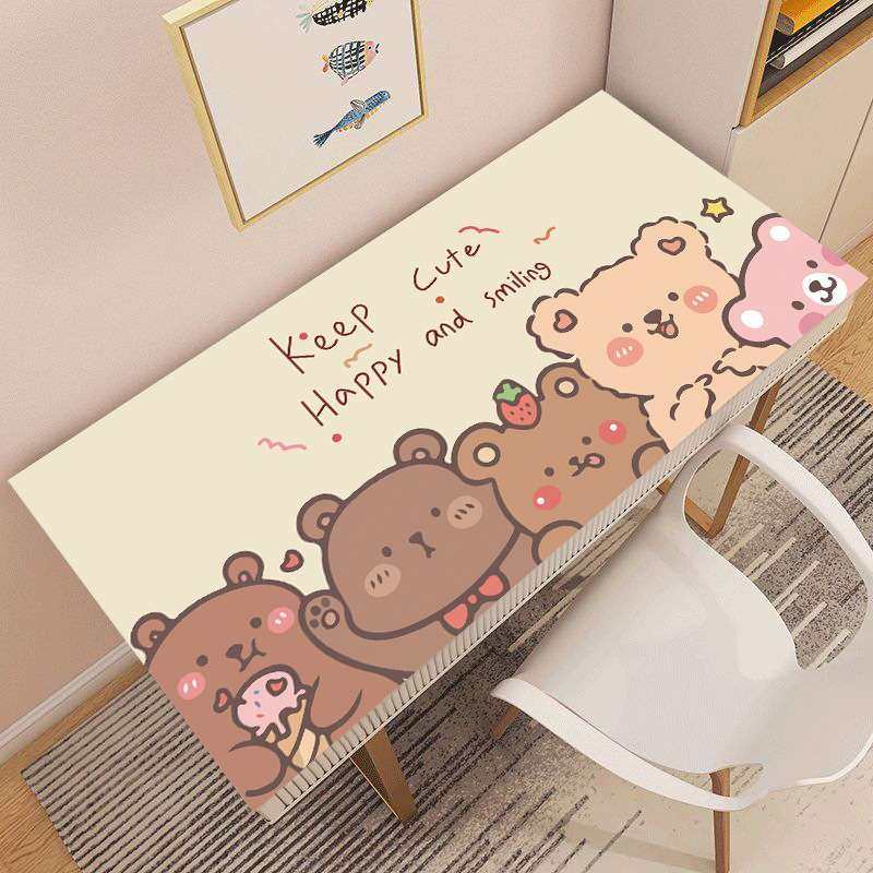 草莓熊兔宿舍寝室桌垫书写电脑垫隔热可擦洗皮革餐桌布茶几梳妆台,鲜花速递/花卉仿真/绿植园艺,割草机/草坪机,淘宝优惠券,粉丝福利购,淘宝优惠卷