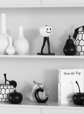 摆件客厅2025新款现代办公室艺术软F装饰品酒柜展示书柜样板间摆