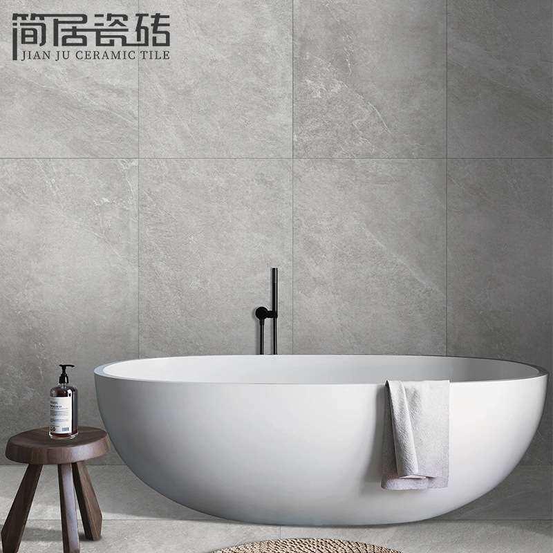 大规格凹凸仿石纹瓷砖 民宿别墅客厅卫生间防滑地砖墙砖600*1200