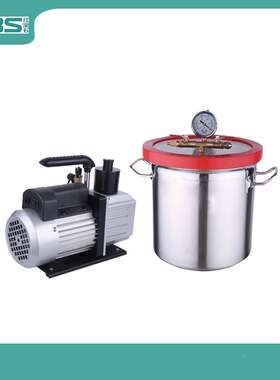 1 stage 220V 1/3HP vacuum pump RS-2 with 3gal vacuum chamber