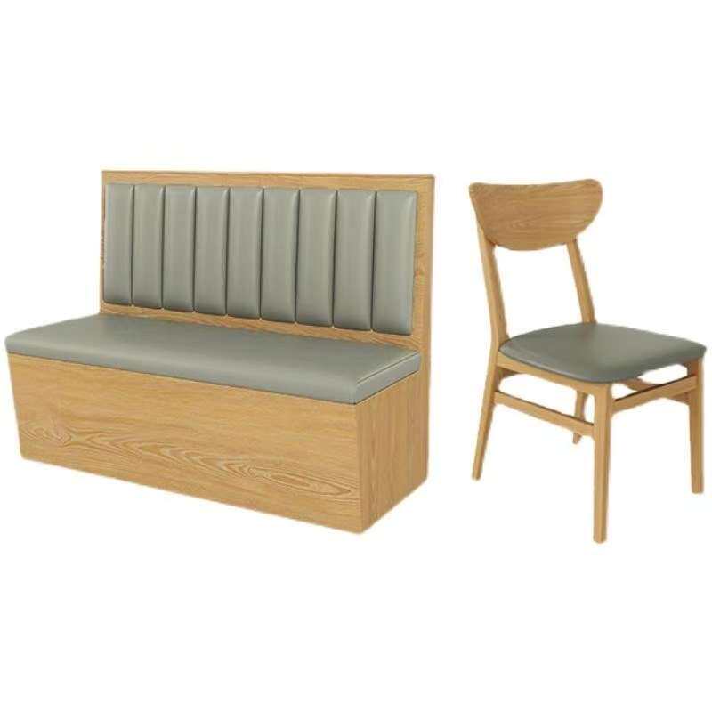 卡座沙发清吧休闲商用茶楼餐厅靠墙双人火锅汉堡店奶茶店桌椅组合