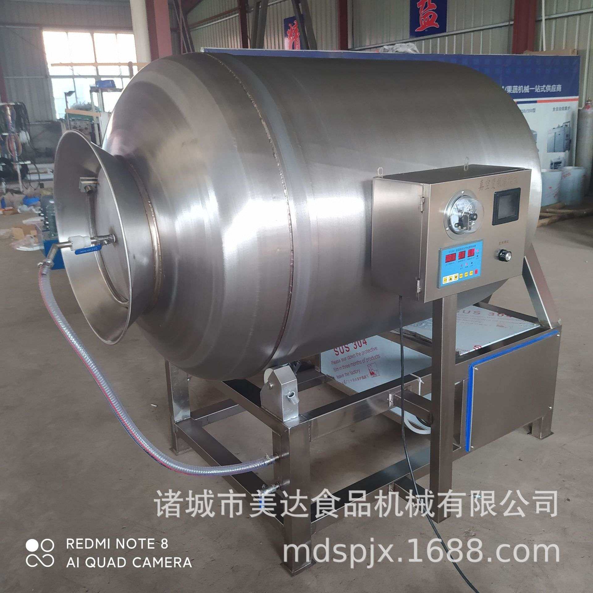 源头商家制作酱油肉腌制设备 烧烤肉按摩入味机 商用真空滚揉机