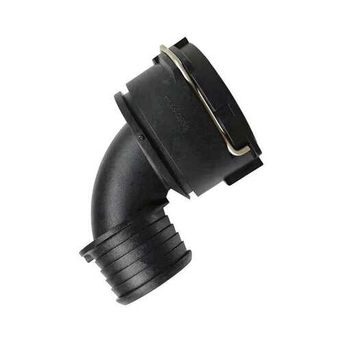 NW32弯头暖风管接头接管33mm冷却水管接头内径约38mm阴接头塑料黑