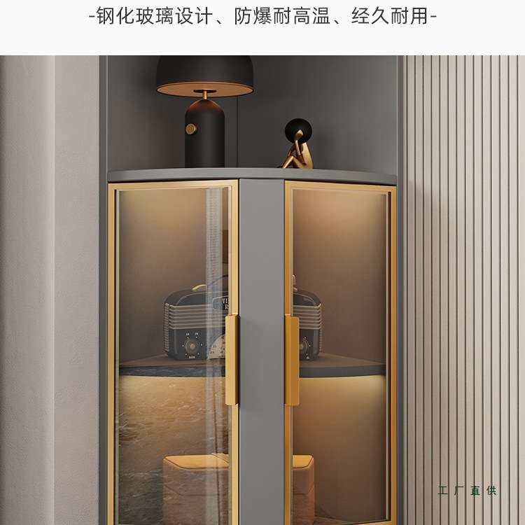 角柜转角柜墙角柜客厅收纳柜边角柜靠墙三角柜拐角柜子角落置物柜