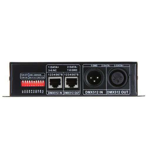 DMX512 3CH 3通道 RGB控制器 RGB七彩灯条 模组 12~24V 3CH*8A