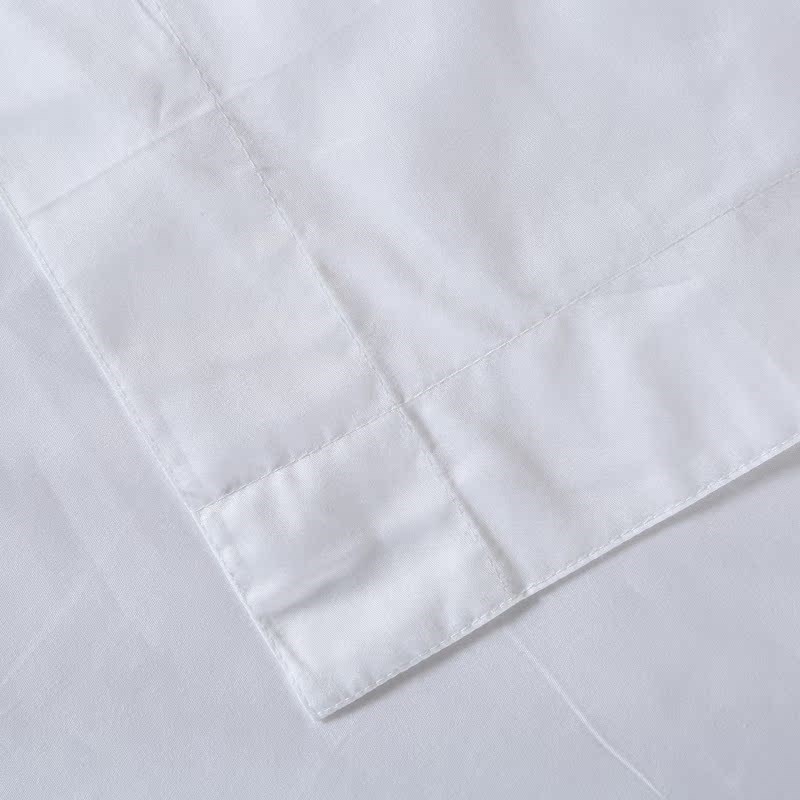 五星级酒店布草四件套40/60/80支全棉纯白色贡缎X民宿床上用品