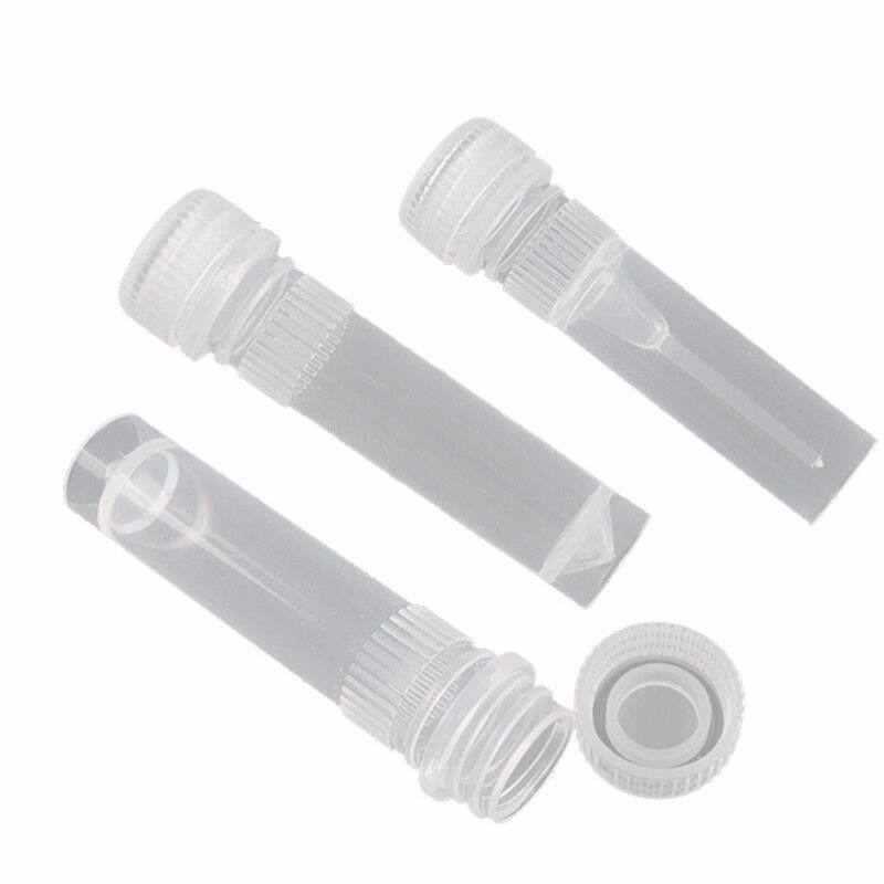 兰诗LAUTEESY5p034冻存管螺口平底可立冷冻管样品管无刻度分装